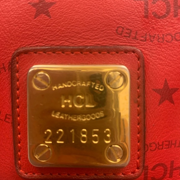 Authentic Vintage Red HCL Crossbody Bag - Picture 3 of 6
